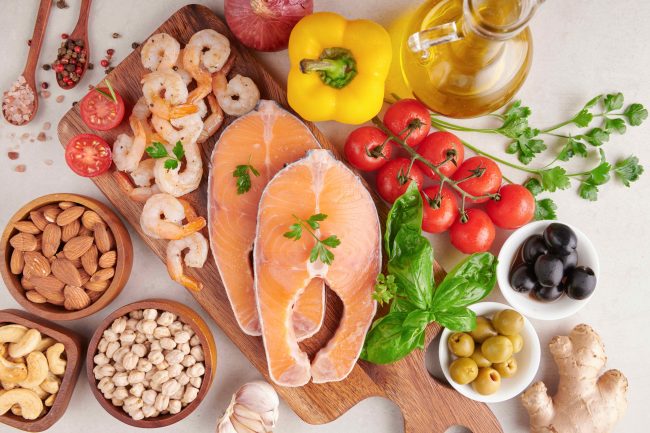 (ilustrasi makanan yang mengandung omega-3, sumber : freepik)