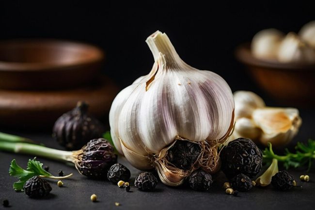 Ilustrasi black garlic