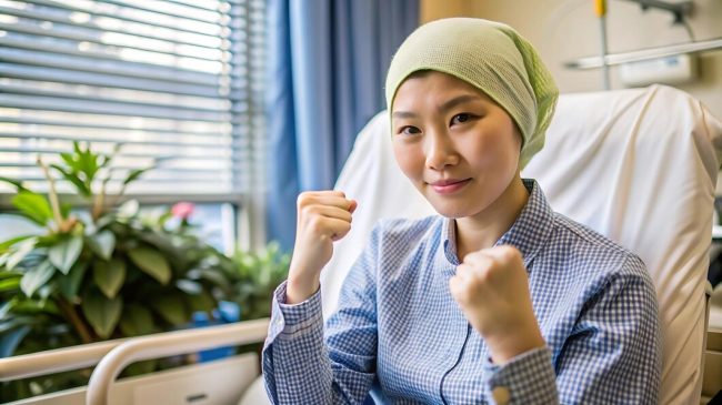 Ilustrasi penurunan berat badan pada penderita kanker