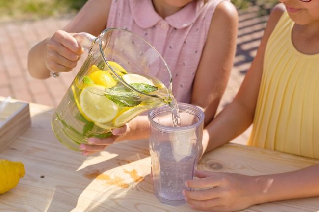 Ilustrasi membuat infused water